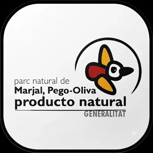 Sello Producto Natural del Parque Natural de la Marjal de Pego-Oliva.