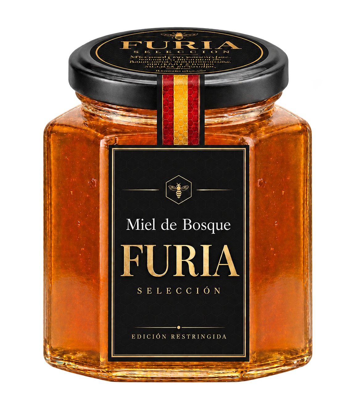 Tarro de miel de bosque Furia Selección